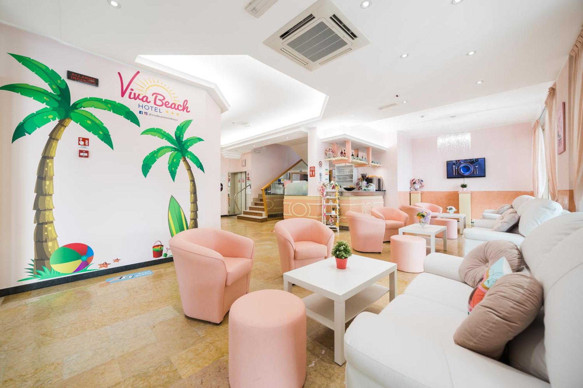 Viva Beach Hotel Римини Экстерьер фото