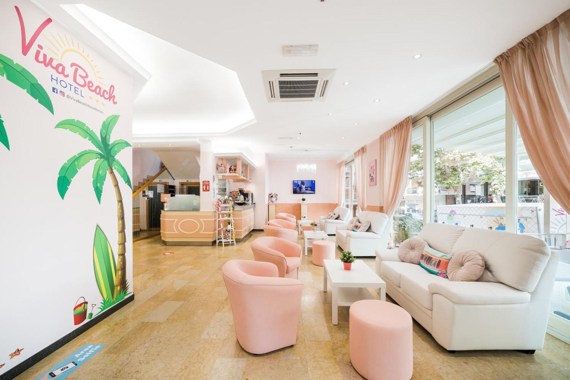 Viva Beach Hotel Римини Экстерьер фото